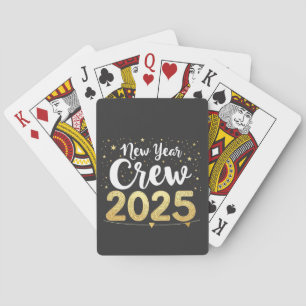 New Year Crew 2025 Cousins Family Matching Crew Playing Cards
