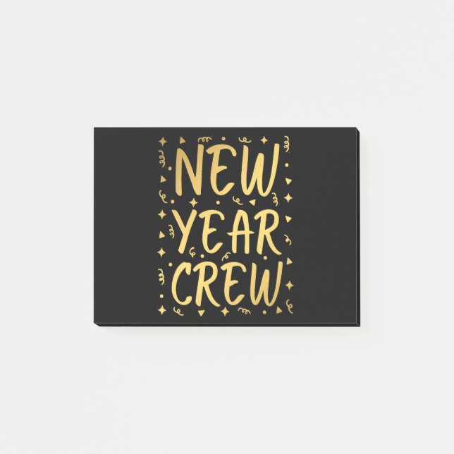 New Year Crew Post-it Notes (Front)
