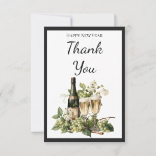 New Year Custom Thank You Card 2026 Greeting