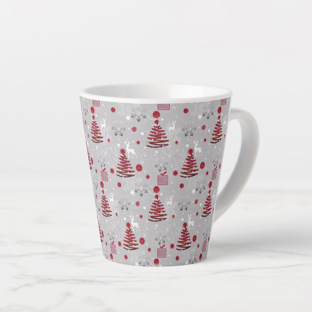 New year decor, christmas latte mug (Right Angle)
