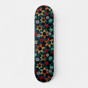 New year decor, christmas, new year  skateboard