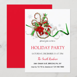 New Year decoration loli pop, Christmas star Invitation