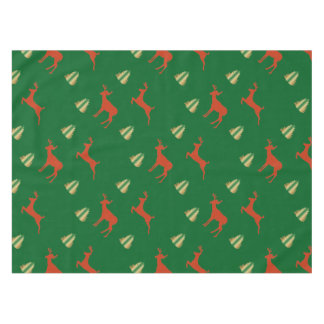 New Year  Eve Gold and Red Art  Tablecloth