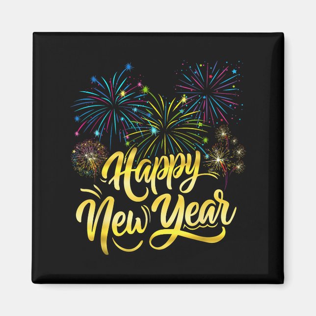 New Year Eve Party Supplies Nye 2026 Happy New Yea Magnet (Front)