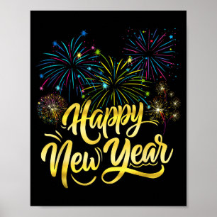 New Year Eve Party Supplies Nye 2026 Happy New Yea Poster