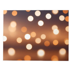 New Year Festive Holiday Season Celebration Light Notepad