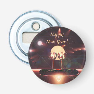 New Year Fireworks and Champagne Bottle Opener