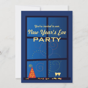 New Year Fireworks Party Invitation