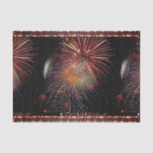 New Year Fireworks Sparkles Tissue Paper