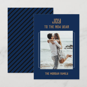 New Year Flat Thank You Card