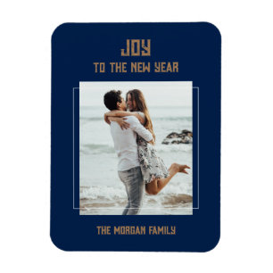 New Year Flexible Photo Magnet