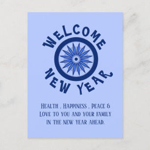 NEW YEAR GREETING FOR ANYONE POSTCARD