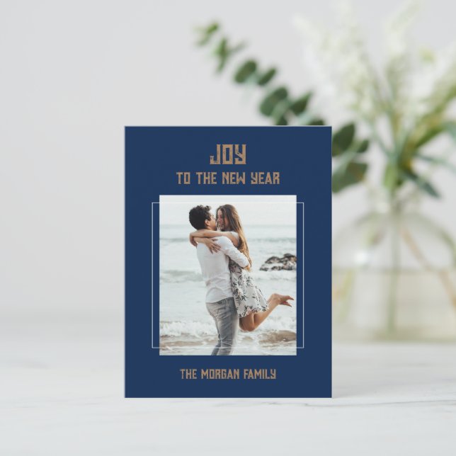 New Year Holiday Postcard (Standing Front)