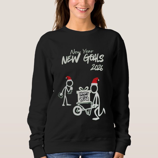 NEW YEAR hoodies merry christmas modern funny (Front)