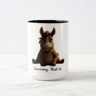 New year horse 2026 Two-Tone coffee mug