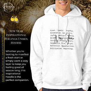 New Year Inspirational Feelings Unisex Hoodie