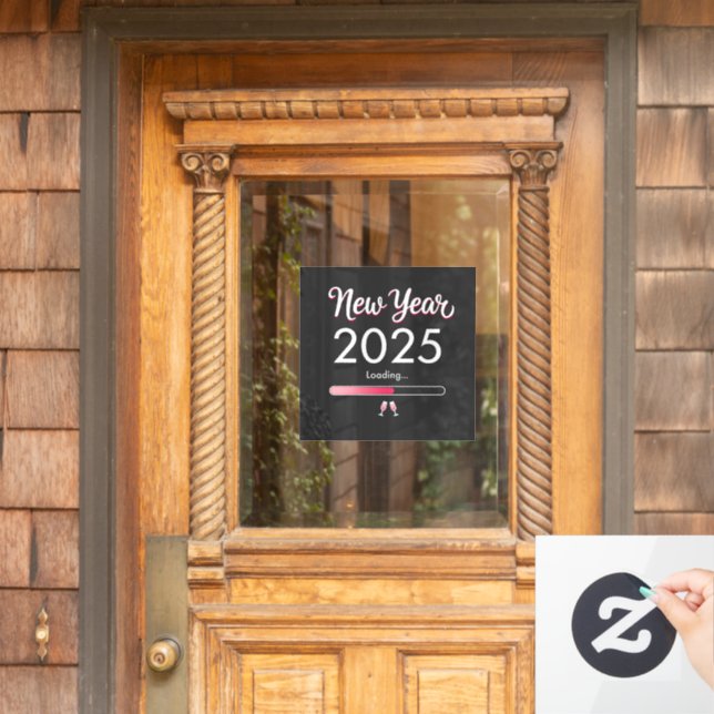 New Year Loading 2025 Happy New Year Xmas  (Home Door)