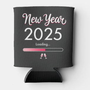New Year Loading 2025 Happy New Year Xmas Can Cooler