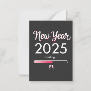 New Year Loading 2025 Happy New Year Xmas  Card