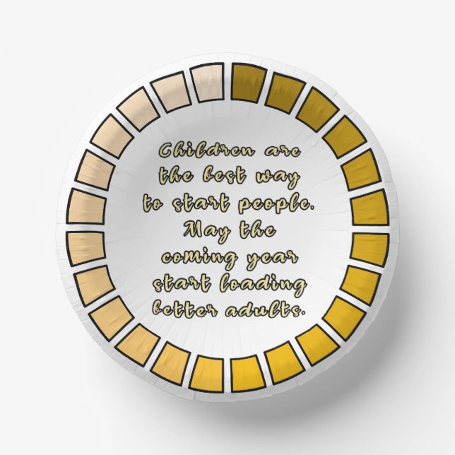 New Year Loading Paper Plate (Front)