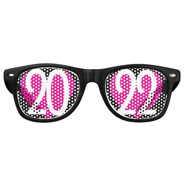 New Year love 2022 party glasses (Front)