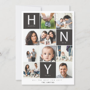NEW YEAR MULTI BOXES HOLIDAY CARD