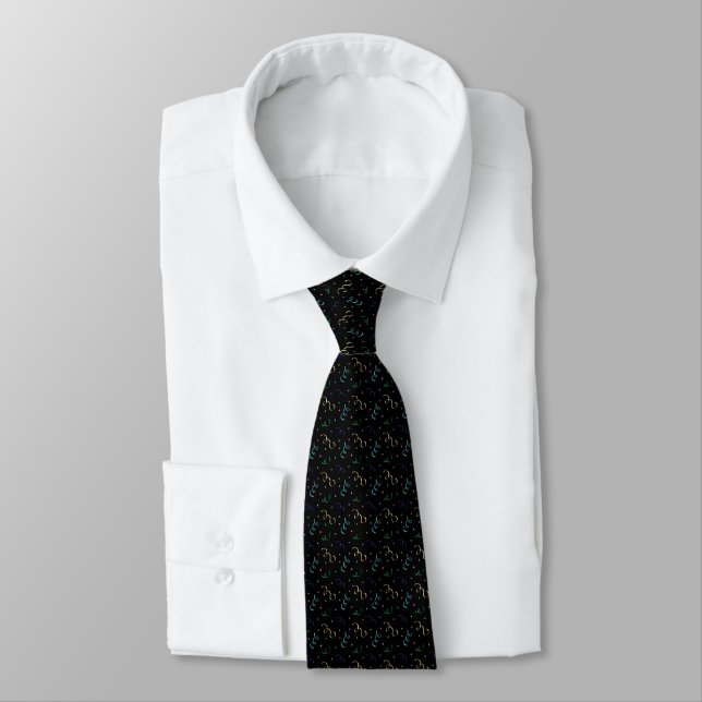 New Year Neck Tie (Tied)
