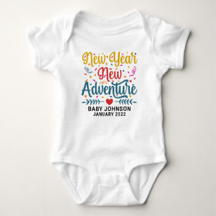 New Year New Adventure Baby Bodysuit