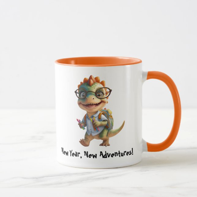 New Year, New Adventures! Back to School Design Mug (Right)