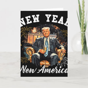 New Year New America Happy New Year 2026 Funny Tru Card