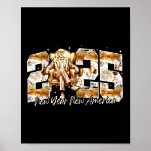 New Year New America Happy New Year Party 2025 Tru Poster