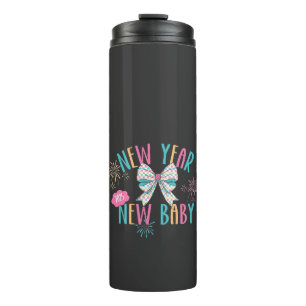 New Year New Baby Pregnancy Mum To Be Thermal Tumbler
