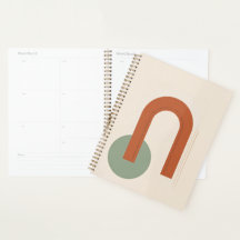 New Year New Goals 2027 Terracotta Planner Cover
