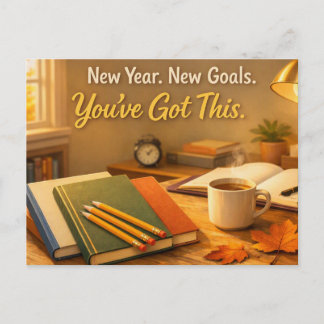 New Year, New Goals | You’ve Got This Holiday Postcard