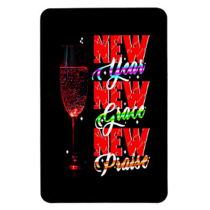 New Year New Grace New Praise Magnet