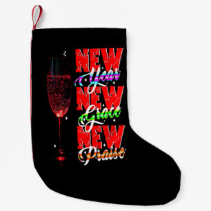 New Year New Grace New Praise Small Christmas Stocking