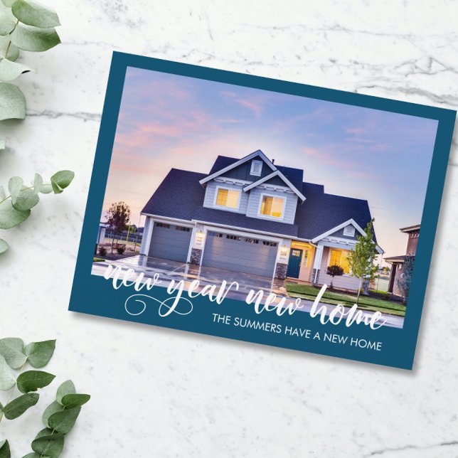 New Year New Home Moving Announcement Photo Script (Creator Uploaded)