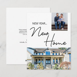 New Year New Home Moving Announcement photos