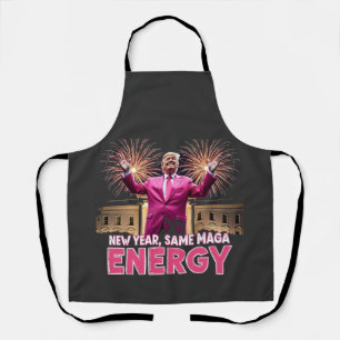 New Year New MAGA Energy Trump Inauguration Apron