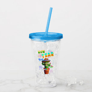 New Year New Me Acrylic Tumbler