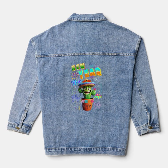 New Year New Me Denim Jacket (Back)