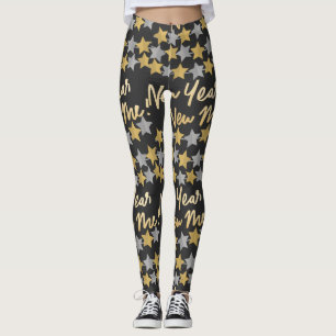 New Year New Me,Happy New Year 2025 Festive Leggings