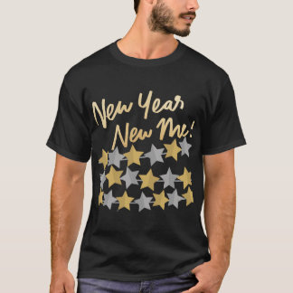 New Year New Me, Happy New Year 2025 Festive T-Shirt