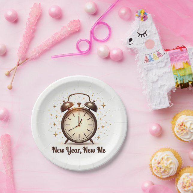 New Year New Me Plates (Party)