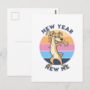 New Year New Me Postcard