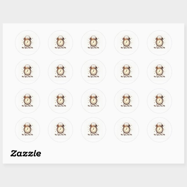 New Year New Me Sticker (Sheet)
