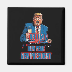 New Year New President Funny Trump 2025 Take Ameri Magnet