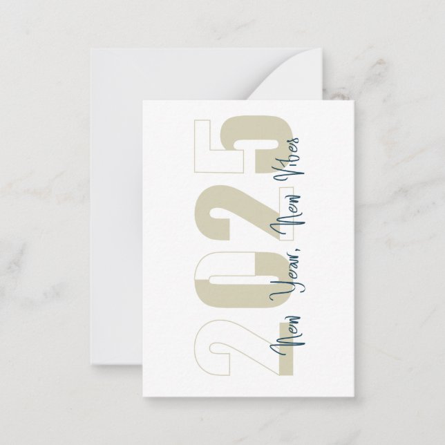 New Year, New Vibe Card (Front)