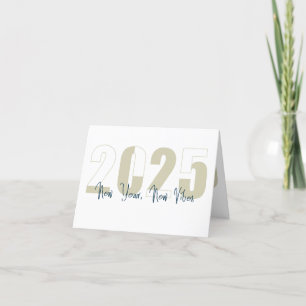 New Year, New Vibe Thank You Card