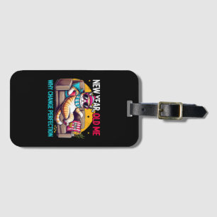 New Year Old Me Why Change Perfection Funny Humor Luggage Tag